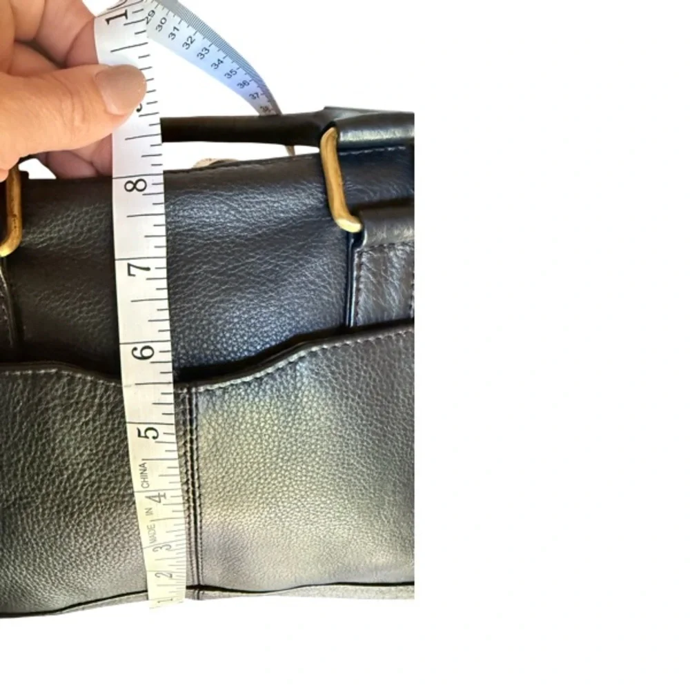 Great American Leatherworks Black Leather Handbag - Picture 12 of 14